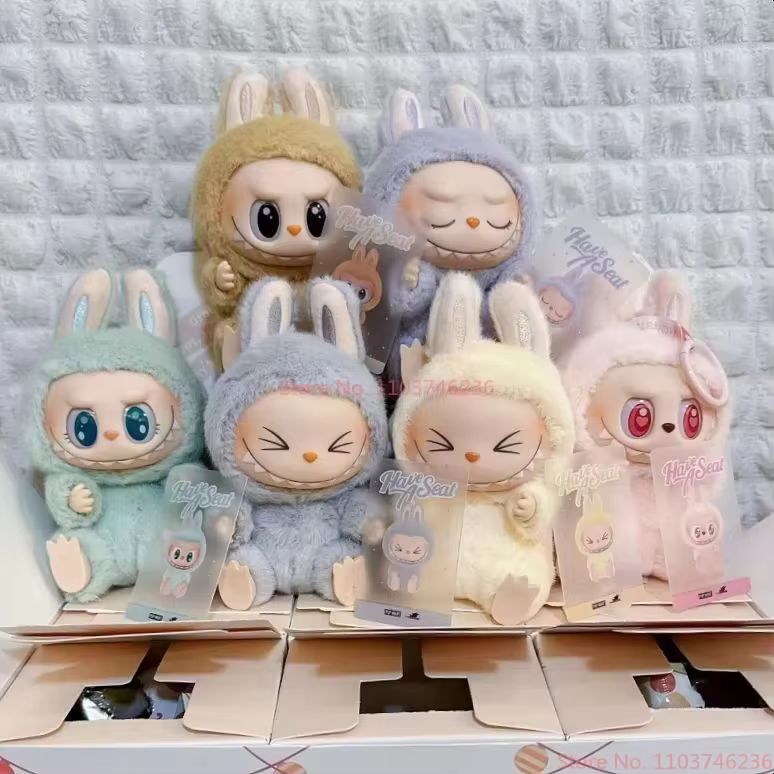 ホット販売アニメフィギュア Labubu 座席シリーズビニールペンダント人形模型玩具かわいいモンスターレプリカキーホルダーおもちゃ誕生日プレゼント