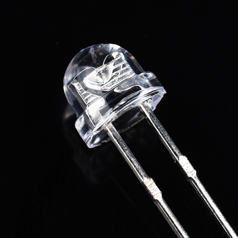 Diode électroluminescente LED super brillante, chapeau de paille, blanc, rouge, jaune, vert, bleu, chaud, puissance F5, 0.3W, 0.5W, 0.75W, 5mm, 50 pièces