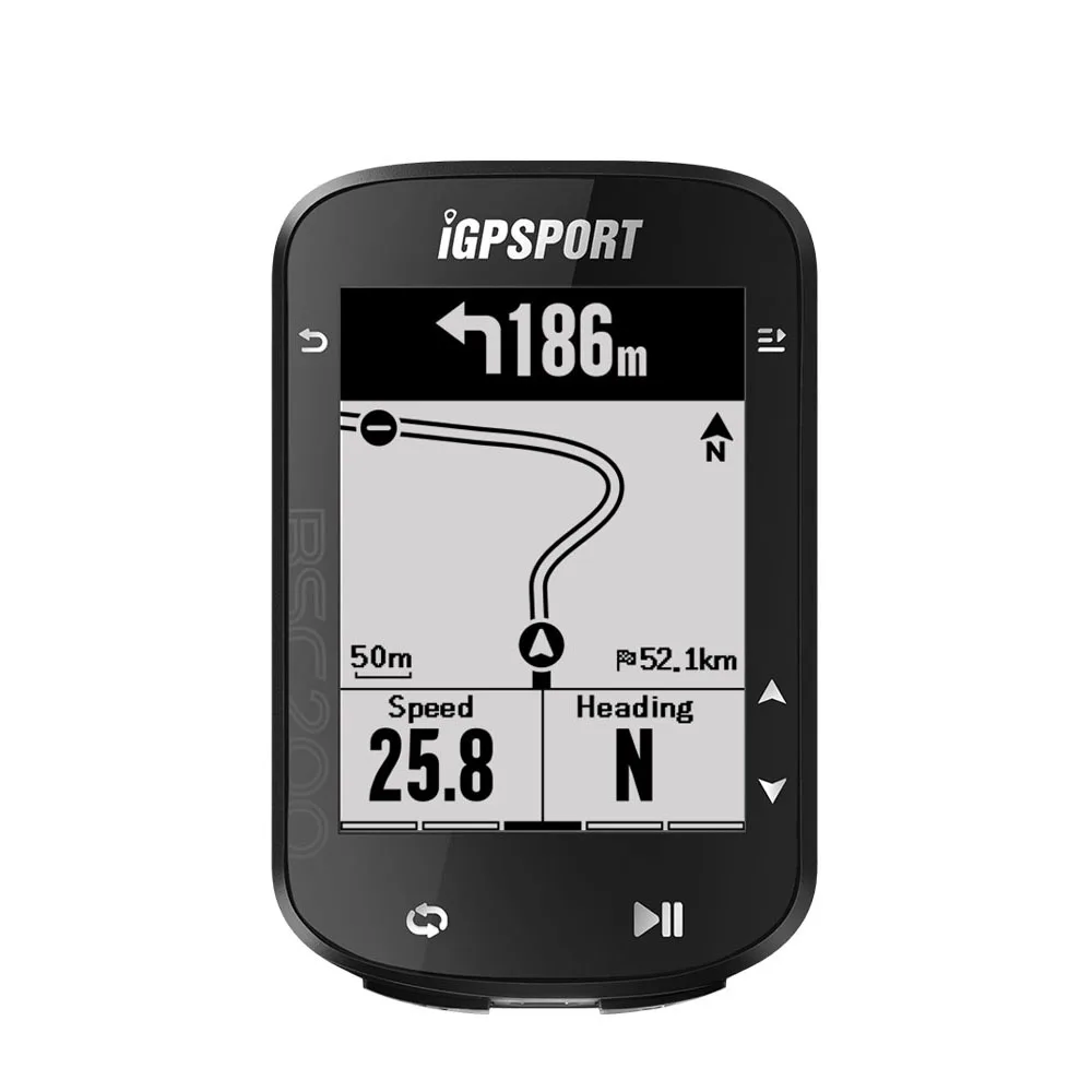 IGPSPORT BSC200 GPS Bicicleta Computador Ciclismo Odômetro Velocímetro Sem Fio Rota Navegação ANT + Bluetooth5.0 Acessórios