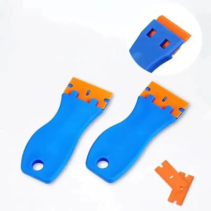 Raspador de remoção de cola multifuncional, remoção de vidro de plástico, raspador de limpeza, ferramenta de aplicação de filme de carro, limpeza de cozinha