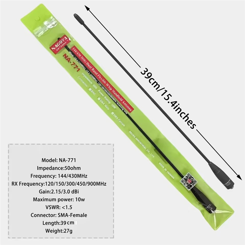1/2/5 PCS NA-771 Weiche Peitsche Antenne Original Nagoya VHF UHF SMA-Buchse UV-K5(8) Walkie Talkie High Gain Antenne Für UV-5R Radio