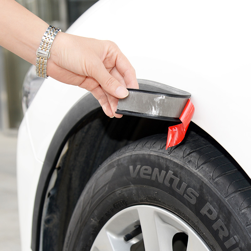 Guardabarros de goma Universal, bengalas, rueda de labio de coche, cubiertas de arco de rueda, Protector de extensiones, guardabarros de goma a prueba de arañazos para coche
