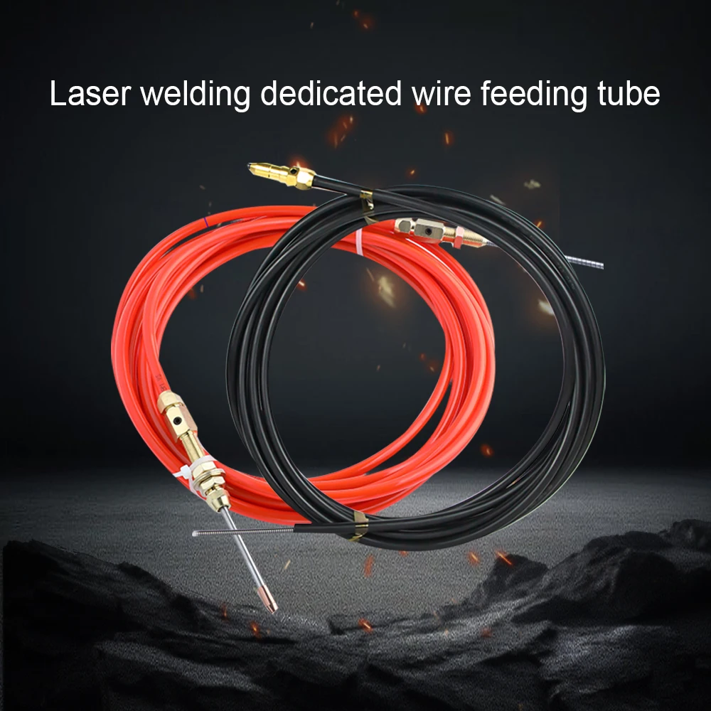 SUP Wire Feeding Tube Guide 5m Aluminum Welder Wire Graphite Hose Laser Welding Machine Automatic Wire Feed Machine Accessories