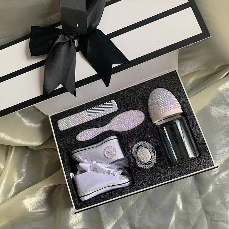 Baby Toddler Shoes Newborn Gift Set With Luxury Gift Box Packaging