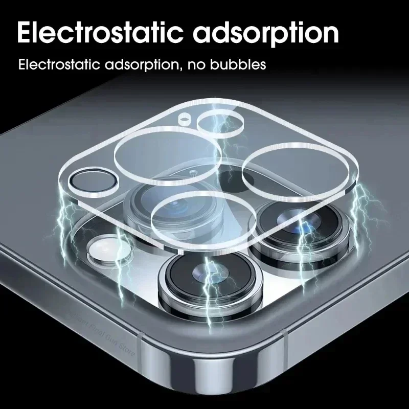 5Pcs Camera Lens Protector Glass For iPhone 15 11 12 14 Pro Max Mini Camera Protective Glass Film For IPhone 13 16 PRO MAX PLUS