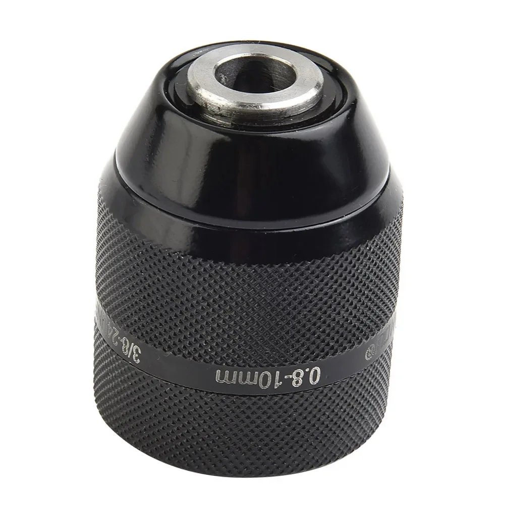 Drill Chuck &SDS Plus Adapter 3/8-24UNF 0.8mm-10mm Keyless Metal Drill Chuck With Quick Change Adapter