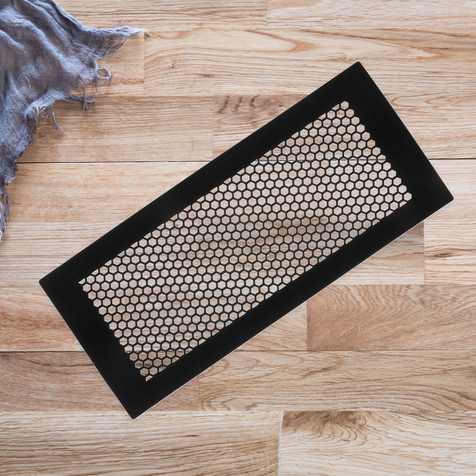 Capa de ventilação de piso, grade de metal durável, capa de ventilação para controle de fluxo de ar e proteção de piso, cobertura de ventilação à terra