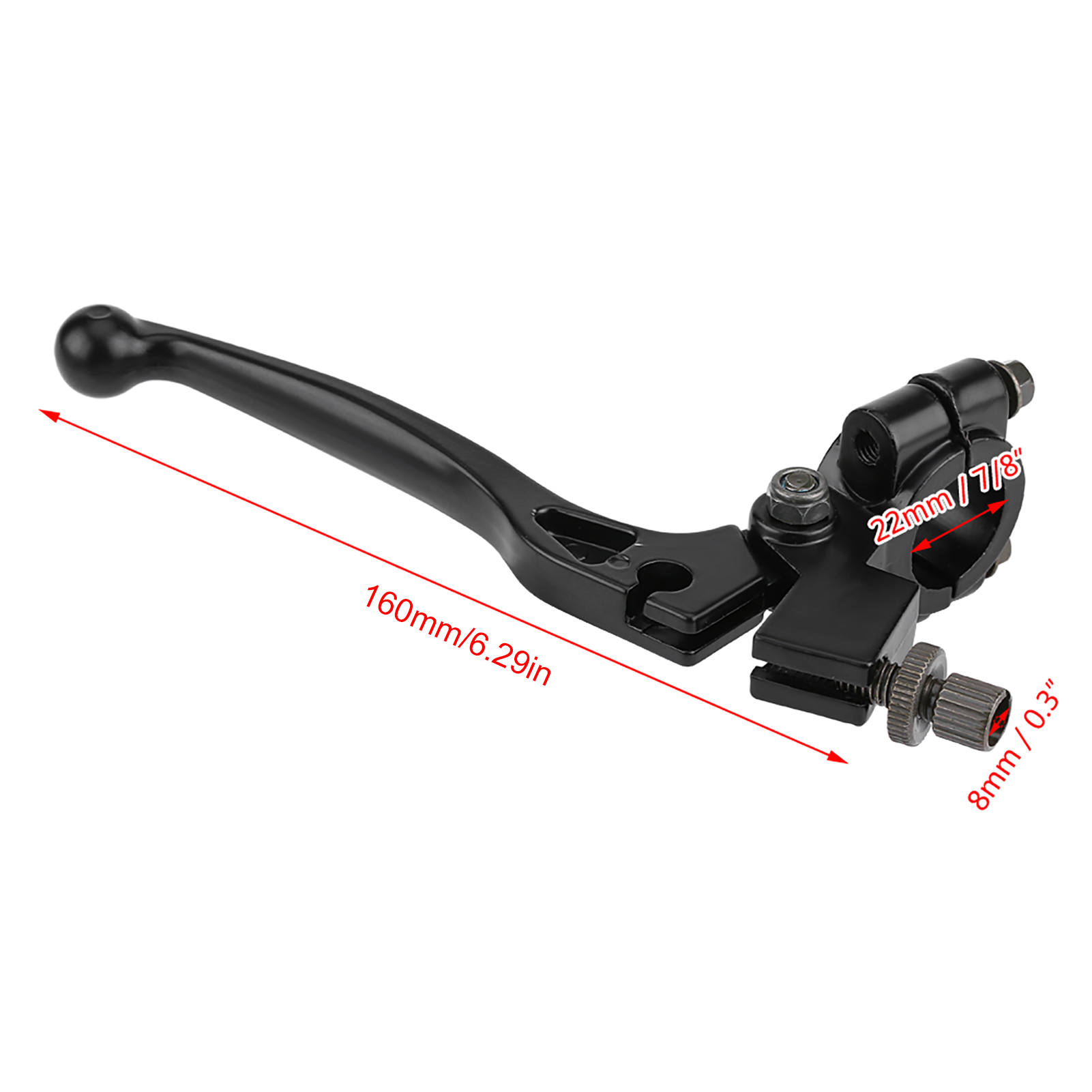 1Pcs 22mm Klapp Kupplung Hebel Griff mit Barsch Motorräder Griffe Ersatz Für 50CC - 125CC Dirt Pit Bike