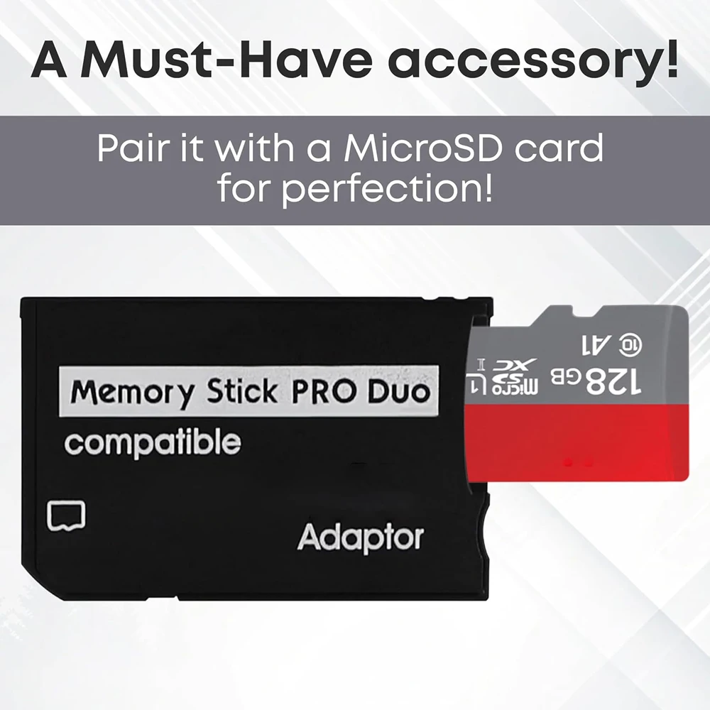 Lettore di schede adattatore Memory Stick Pro Duo da TF a MS per convertitore di schede SD PSP per accessori da gioco Sony PSP1000 2000 3000