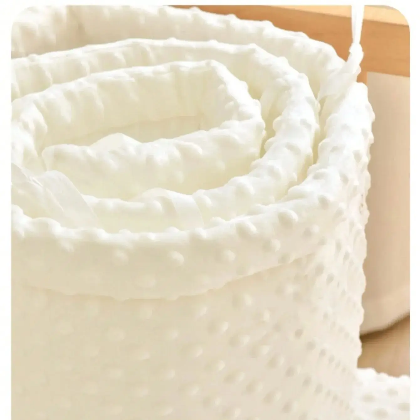 เตียงเด็กกันชนในเปลหนานุ่ม COT ป้องกัน Cradle Protector เด็กตกแต่งอนุญาตให้ขนาดที่กําหนดเอง
