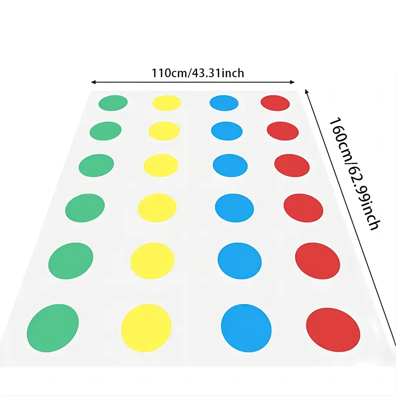Twist-Spiel lustiges Kind Familie Body Twist Move Matte Brettspiel Party Spaß Brettspiele Party Spiel Familien spiel
