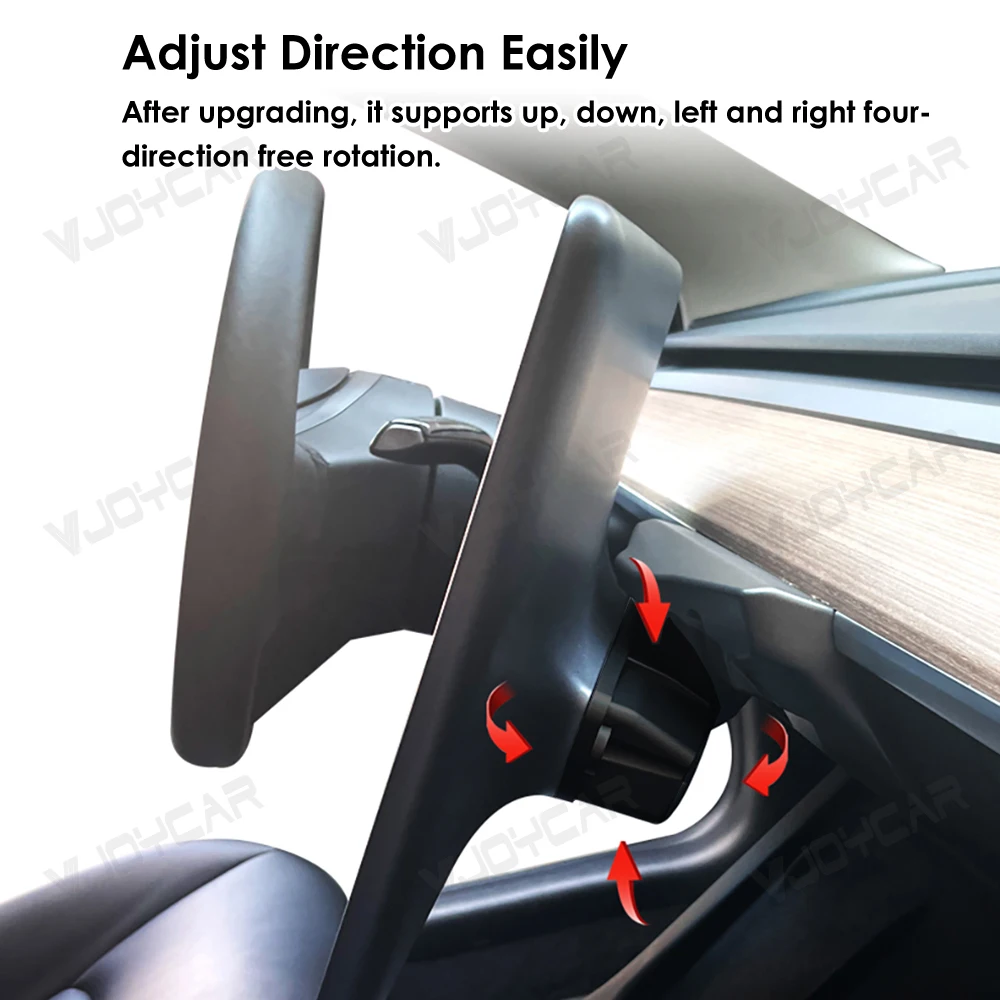 Soporte de rotación de pantalla Vjoycar para Tesla Model 3 Y 3 Highland Y Juniper Monitor Kit de montaje giratorio 40 grados ajuste de 4 direcciones