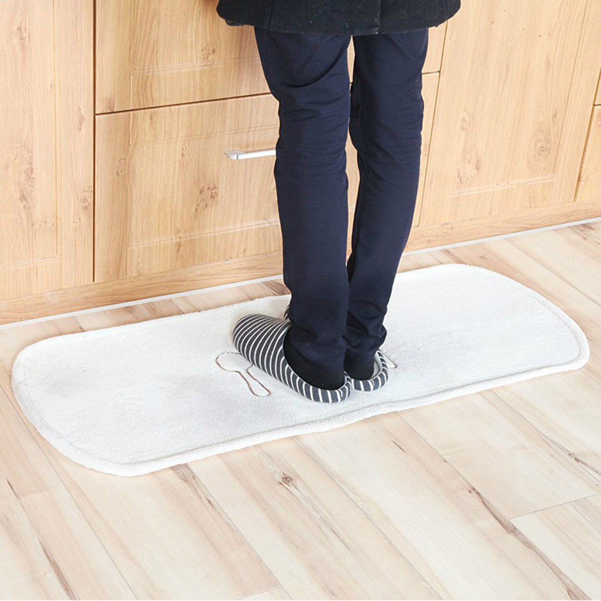 12Pcs Anti Slip Square Carpet Corners Double Sided Non Slip Adhesive Hook Loop Easy Install Floor Mat Sticker