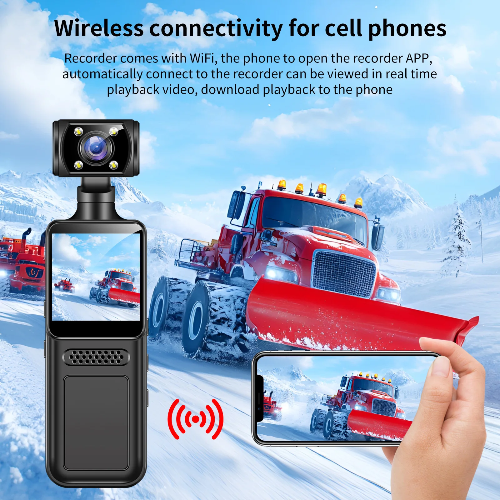 Mini cámara 4K HD, vídeo Digital portátil, grabadora para entusiastas de la aptitud, cámara corporal, visión nocturna infrarroja, videocámara para bicicleta, deportes DV