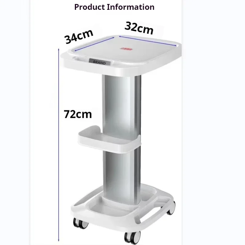 ホイール付きマニキュアカート,エレガントなトロリー,美容師用スーツケース,化粧品キャリア,ローリングトレイ,収納,zlq
