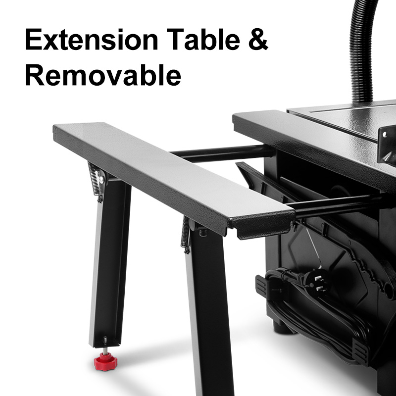 HASPOWER 8 인치 가정용 목공 1500W 알루미늄 절단용 휴대용 테이블 톱 기계