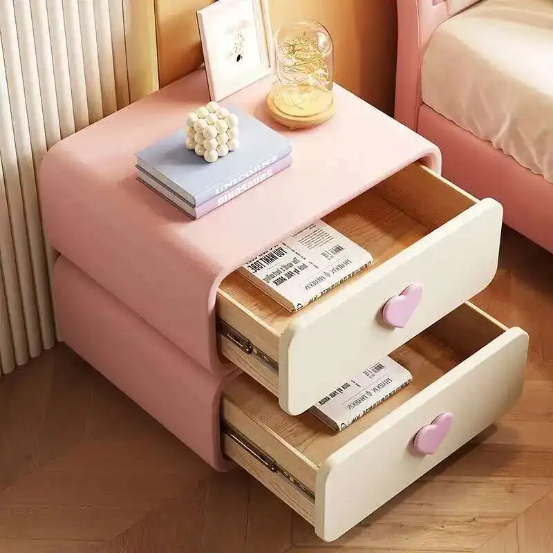 เฟอร์นิเจอร์เด็กโต๊ะข้างเตียงชุดนอนเด็ก Nightstand ตารางตู้เก็บ Locker ตู้หนังสือ Mesas Comodino Nightstand