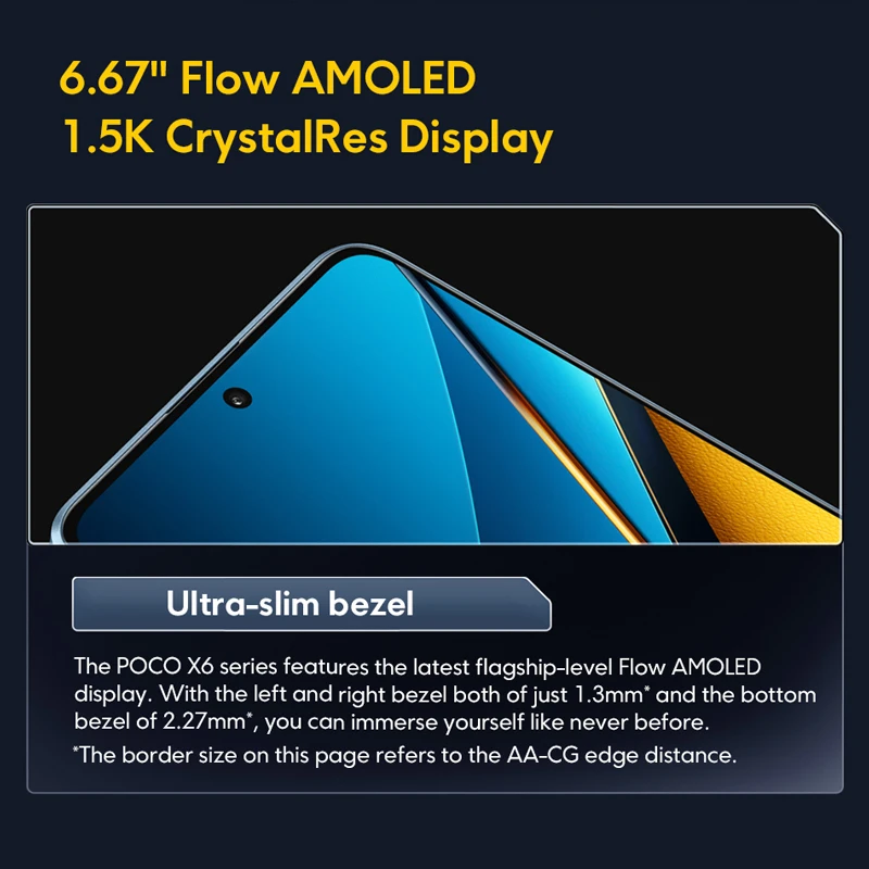 worldpocoX 65 GSmartphone 1.5 K 120 HzAMOLED 64 MP กล้องหลัก 5100 mAh 67 W เทอร์โบชาร์จ Snapdragon 7 sGen 2 MIUI 14