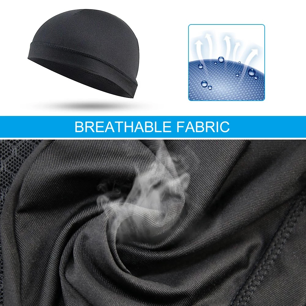 Gorros de calavera refrescantes para verano, forro para casco, Anti-UV, antisudor, para ciclismo, correr, motocicleta y montar, 1 ud.