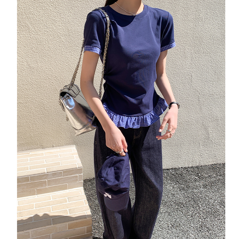 Camisa de moda feminina pedido personalizado Paris Fashion Week CatWalk Style pedido de cauda