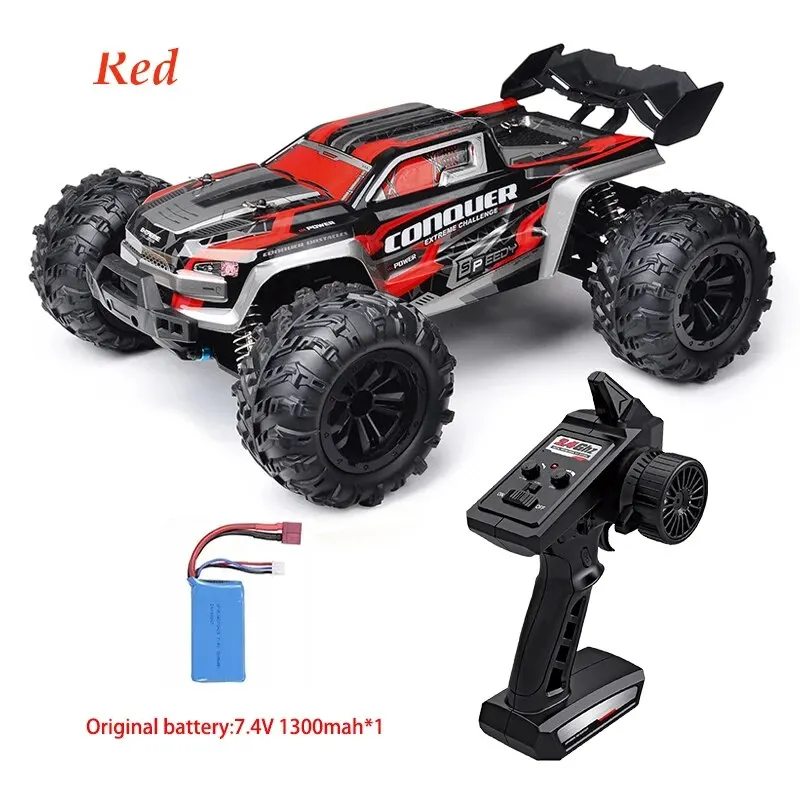 16102 voitures RC 2.4G 390 Moter course à grande vitesse avec LED 4WD dérive télécommande tout-terrain 4x4 camion jouets pour adultes et enfants