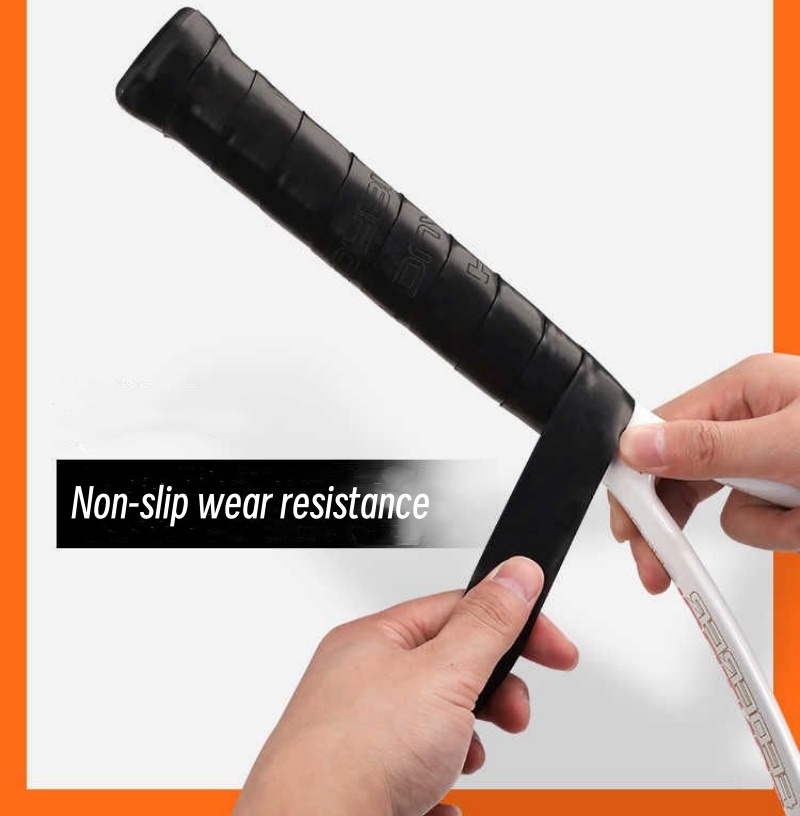 PU alça interna pele sweatband aperto raquete de tênis anti-deslizamento alça de borracha absorvente de suor