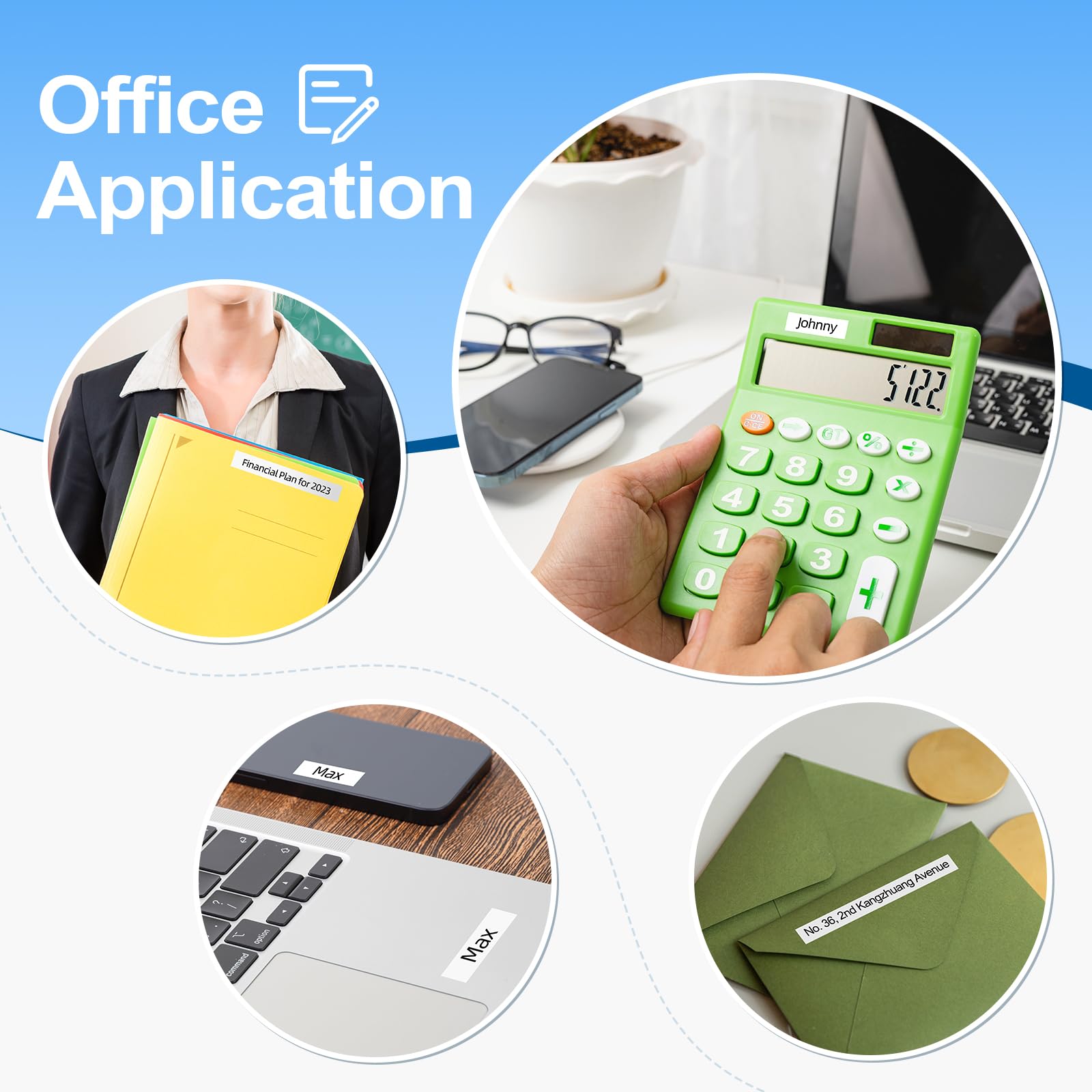 6/9/12/18/24 ミリメートル TZ-ホワイトラベルラミネートリボン tze231 tze241 tze251 tze221 ブラザーラベルプリンタ PT-H100 PTD600 用