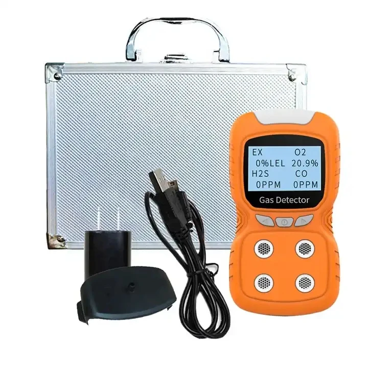 PLT840 Portable Multi Gas Detector 4 Gas Monitor With Micro Clip (h2s,O2,Co,And Ex ) 4 Gas Detector