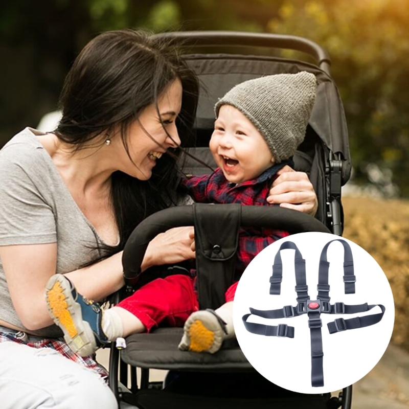 Lightweight Foldable Baby Cart Safety Belt Lightweight Foldable Baby Security Belt Easy to Carry & Secure for Travel
