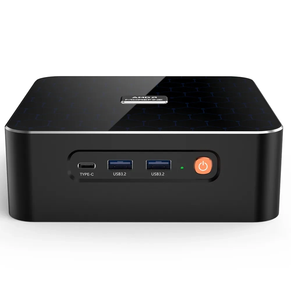 Morefine AMD Gaming Mini PC Rzyen 9 8945HS 5 8645HS 2xDDR5 2xPCIe4.0 2x2,5G LAN Windows 11 Desktop-Gamer-Computer WiFi 6 BT5.2