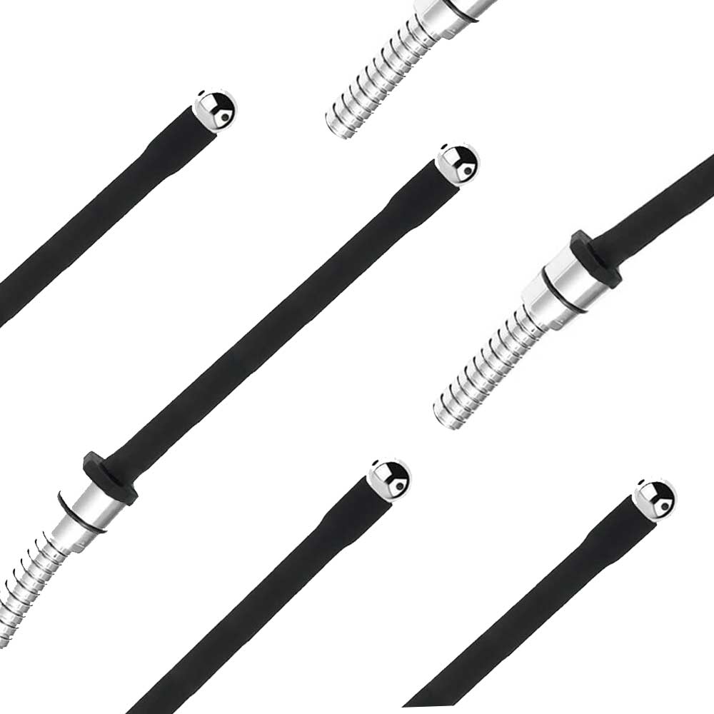 Tubo de bidé de Enema Flexible, boquilla cómoda de silicona, accesorio de Enema, manguera de 50cm-200cm, accesorios de baño