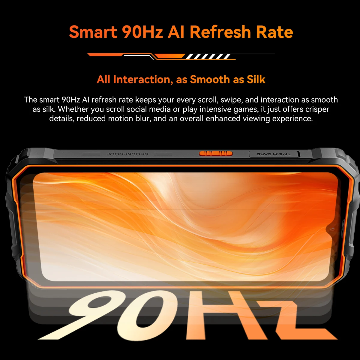 Teléfono robusto Blackview OSCAL Marine 2, 8 GB de RAM, 256 GB de almacenamiento, IA, batería de 11000 mAh, pantalla HD de 6,56 pulgadas, Unisoc T61, Android 15, NFC.