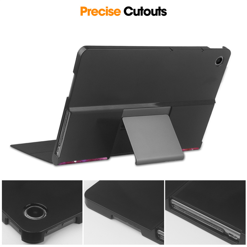 Для Lenovo Tab Plus 11,5 дюймов 2024, чехол TB351FU, модный чехол-подставка из искусственной кожи с краской для Funda Lenovo Tab Plus 2024, чехол Coque