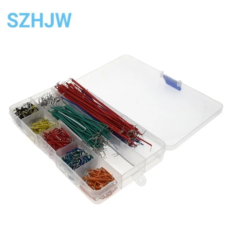 65/140/560/840 Cái/hộp Solderless Bo Mạch Dây Nhảy Dây Hình Chữ U Bo Mạch Dây Nhảy Cáp Dây Bộ tự Làm Arduino Bo Mạch