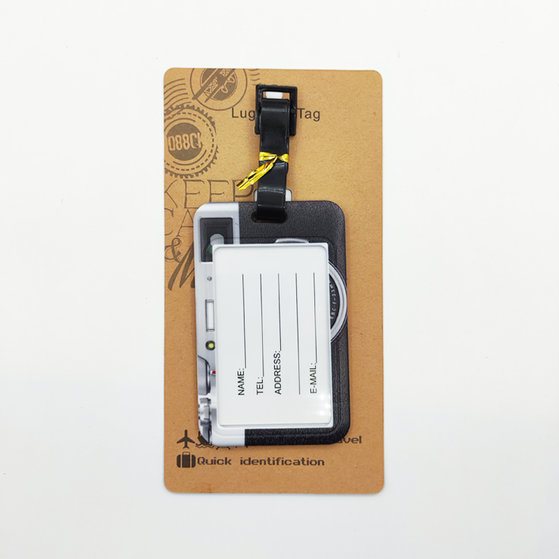 Klebeband Kamera Gepäckanhänger Männer Reisegepäckanhänger Jungen Koffer ID Adresshalter Gepäck Boarding Tragbarer Koffer Ticket
