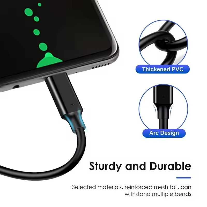 USB Type C Cable USB 3.0 to USB C Fast Charging Wire Data Transfer SSD Hard Disk Cable USB 3.2 10Gbps 60W for Xiaomi Samsung S21