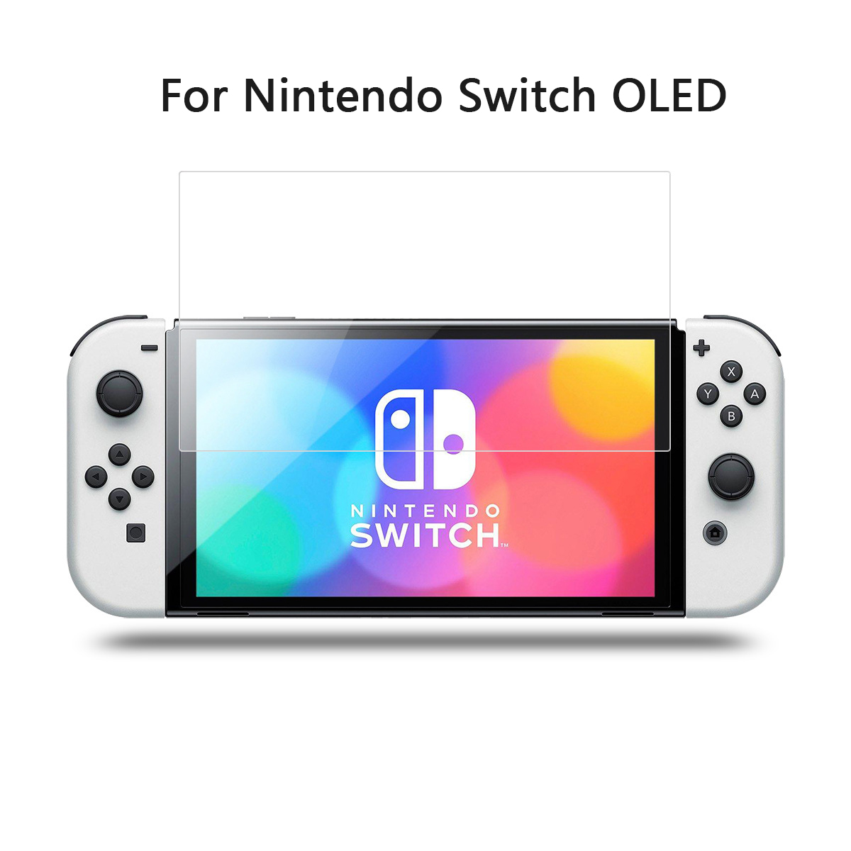 HD Premium Tempered Glass Screen Protector for Nintendo Switch OLED/Switch/Lite, Anti-Scratch Screen Protective Tempered Glasses