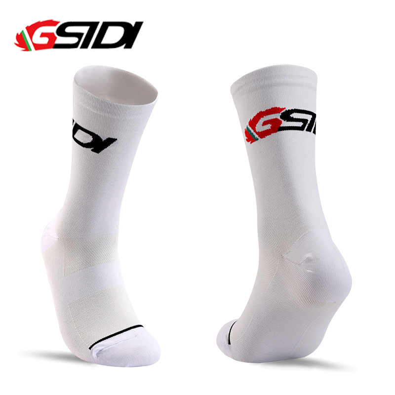 Gsidi 남녀 공용 사이클링 양말, 고품질, 압축, 아웃도어 자전거, 러닝 프로 스포츠, 신제품