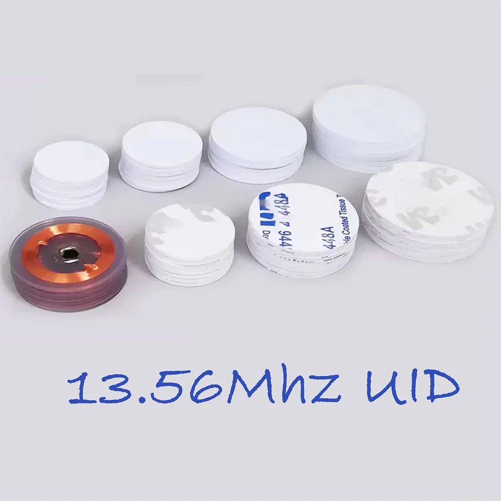 Tarjeta mágica regrabable UID, Chip inteligente RFID, etiqueta de 25MM, insignia clonada de 13,56 Mhz, 1K S50 NFC, ficha cambiable, pegatina de copia de 0 sector