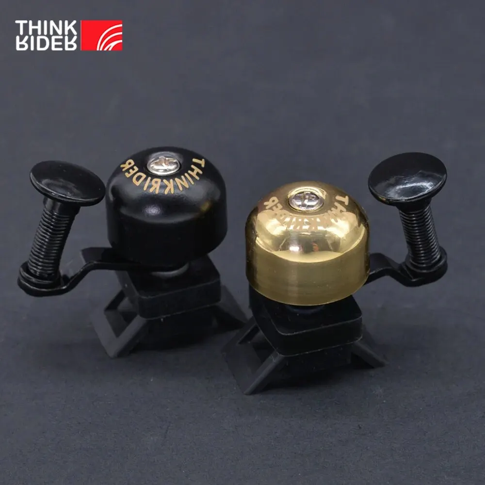 ThinkRider RetroคลาสสิกจักรยานBell Clear Loud Soundเหล็กทองแดงMTBจักรยานเสือภูเขาHandlebarแหวนฮอร์นความปลอดภัยขี่จักรยาน
