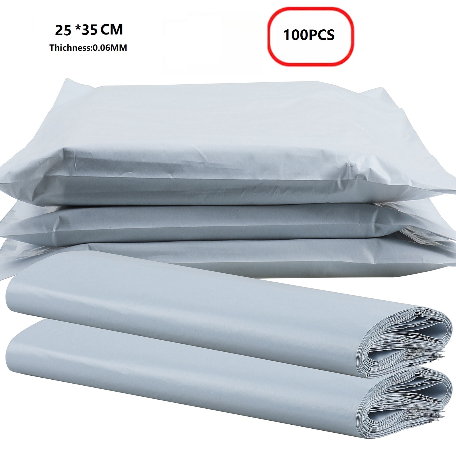 25/50/100pcs Self-Adhesive Sealing Express Logistics Mailing Waterproof & Dustproof Packaging Bag, Gift Packing & Shipping Bag