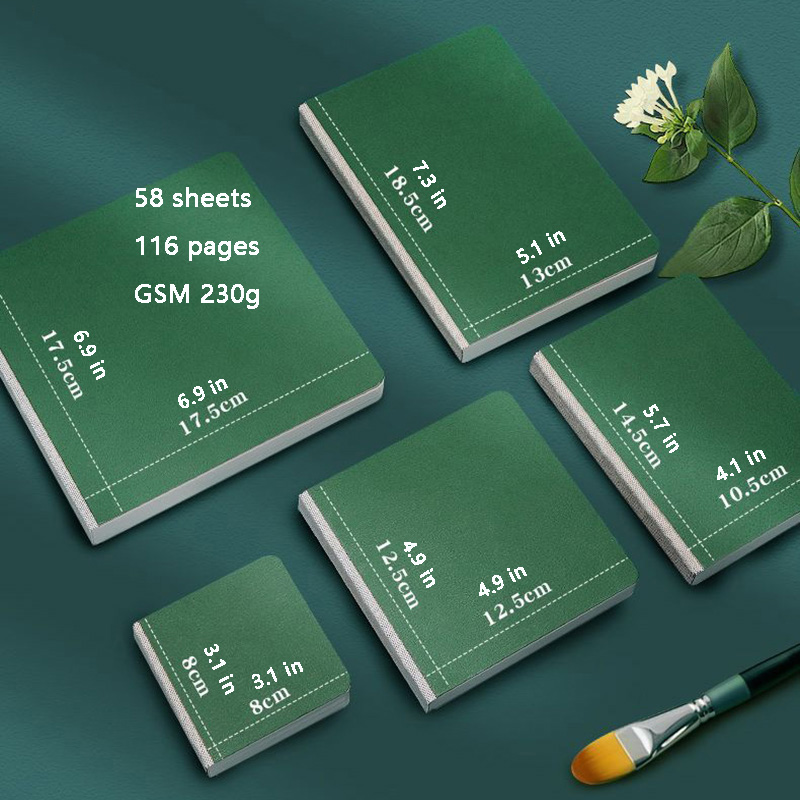 描画ブック水彩厚紙ポケットスケッチブック GSM 230 グラムマーカーアクリル画用紙画材