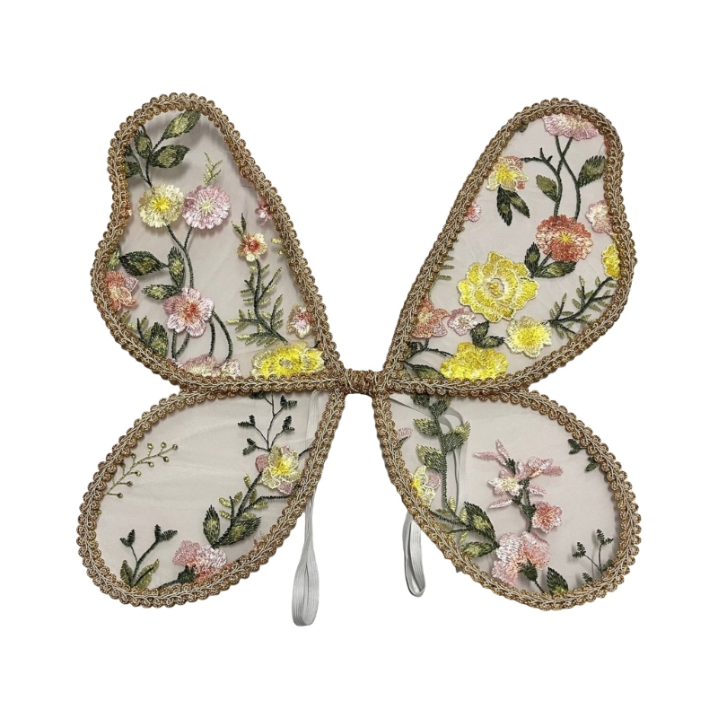 Y1UB Angelic Ren Wing Enchantes Ren Cánh Bướm Theo Chủ Đề Thiên Thần Phụ Kiện Chụp Ảnh cho Bé Tưởng Tượng Ăn Mặc