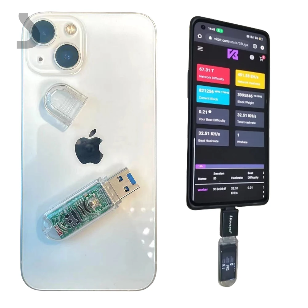 Lucky miner LV03 usb btc solo miner loterry miner mini 74KH/S usb bitcoin miner ilent miner machine crypto miner asic mining