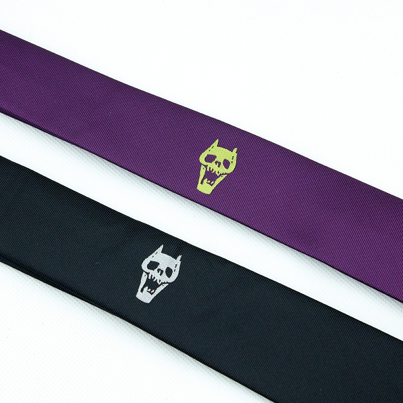 Anime JoJos Stropdas Kira Yoshikage Cosplay Stropdas Unisex Schedel Hals Hemel Deur Cosplay Kostuum Prop