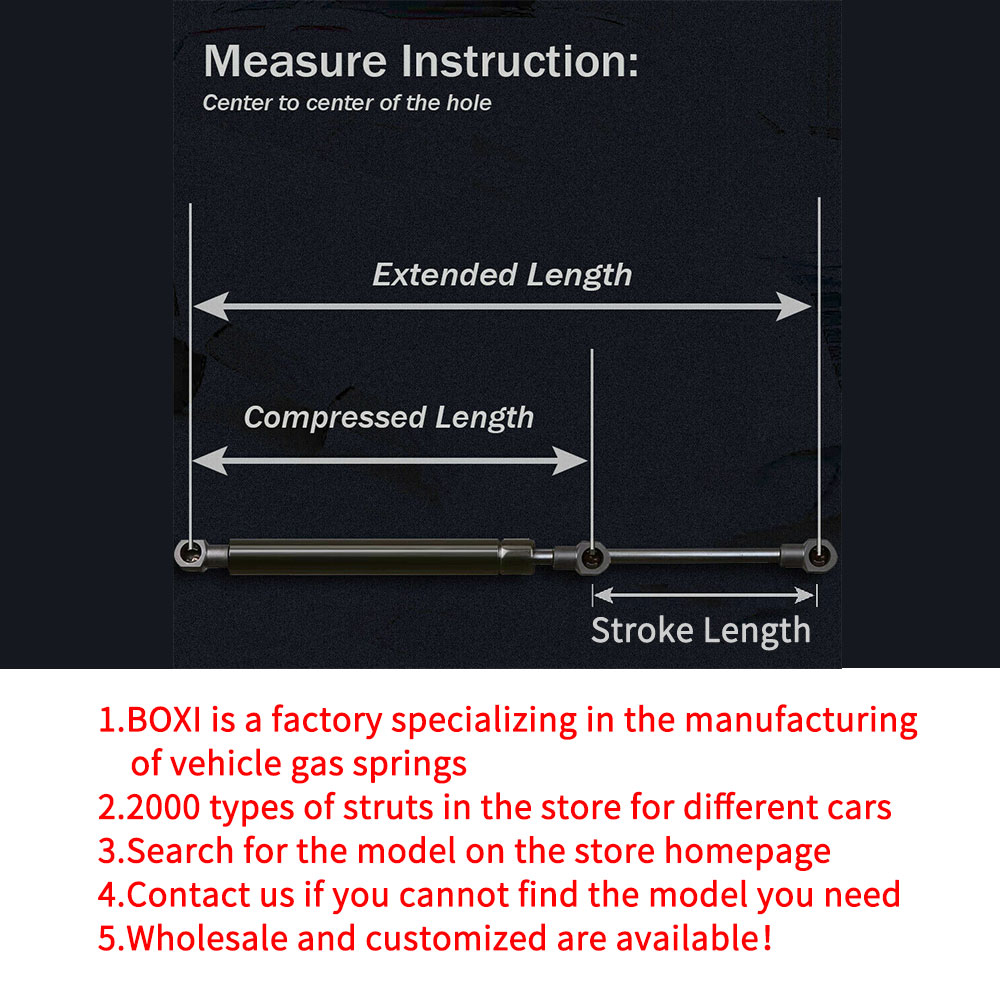 Boxi 2 Pcs Bonnet Lift Penopang untuk Mercedes-Benz C Kelas W203 2000-2007 Bar Gas Springs lift Penyangga