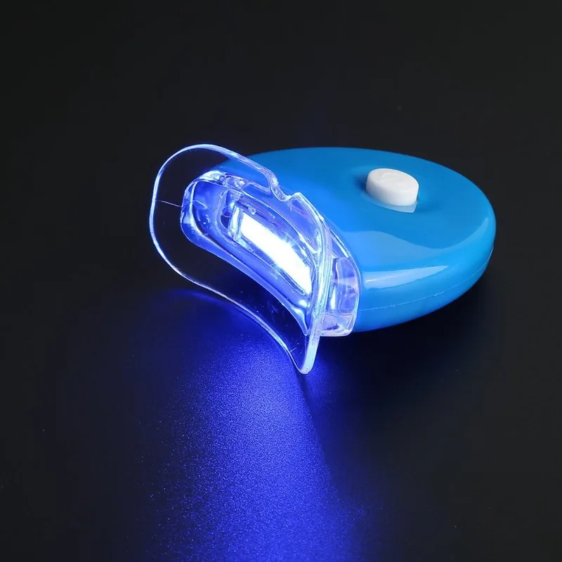 1 Uds. Lámpara LED para blanquear los dientes luz azul ultravioleta hogar Mini blanco azul fresco protección bucal limpieza bucal cuidado Personal