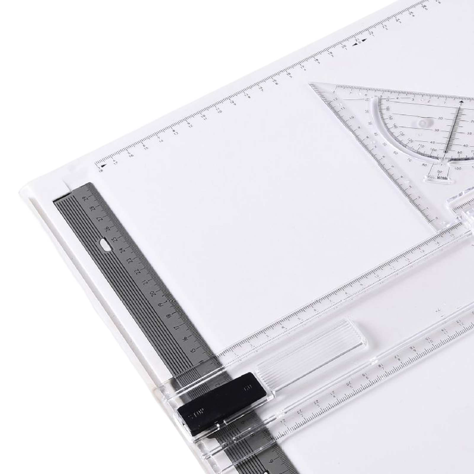 Tavolo da disegno multifunzionale A3 tavolo da disegno A3 righello scorrevole ad angolo regolabile durevole strumento grafico architettonico quadrato T