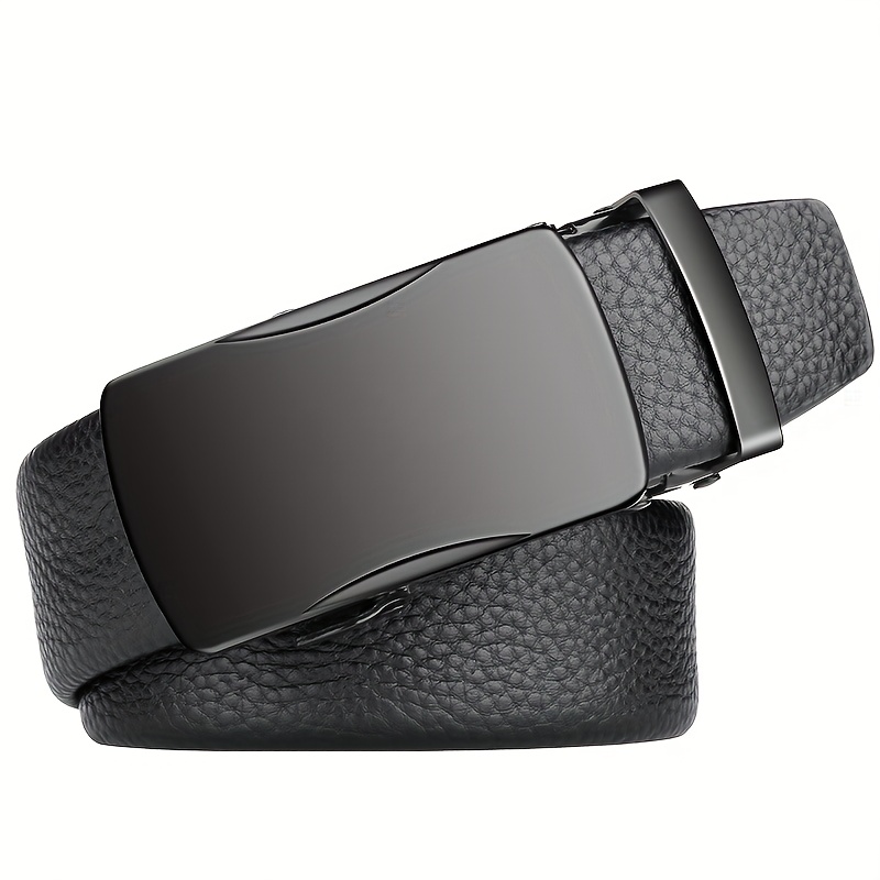 New Men's Belt Fashion Automatic Buckle Business Leather Belts For Men Jeans High Quality Strap