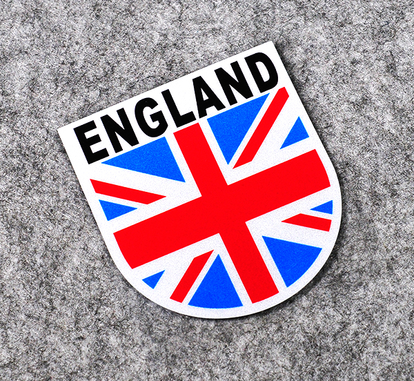 Bendera Nasional Perancis Italia Inggris Italia Cina Stiker Dekorasi Tubuh Truk Otomatis Vinil PVC Reflektif Stiker Belakang Mobil